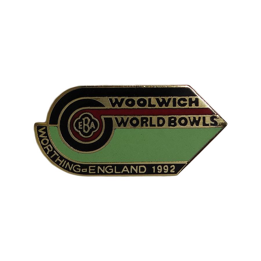 WOOLWICH WORLD BOWLS ブローチ ローンボウルズ スポーツ