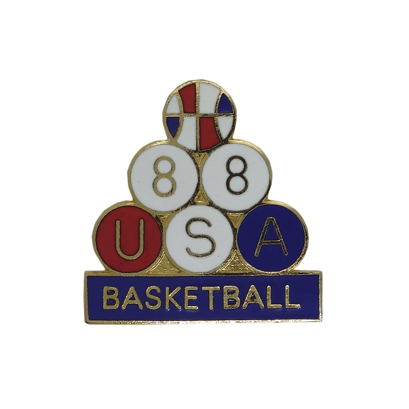 1988 USA BASKETBALL ピンズ 五輪 オリンピック 留め具付き