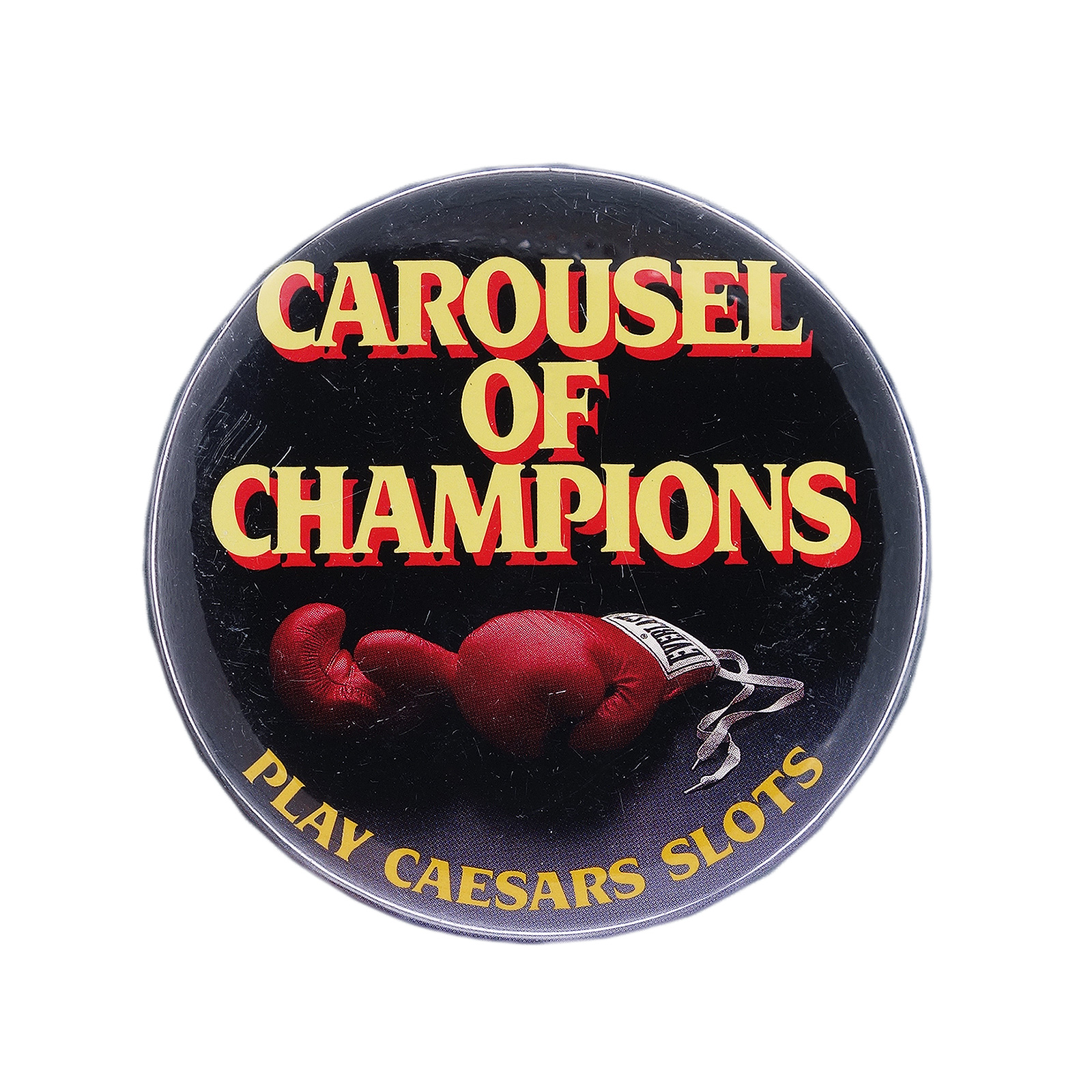 PLAY CAESARS SLOTS CAROUSEL OF CHAMPIONS 缶バッジ