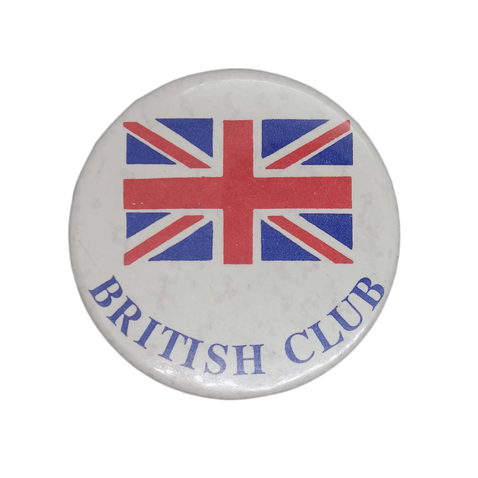 BRITISH CLUB 缶バッジ バッチ ユニオンジャック　ブリティッシュクラブ