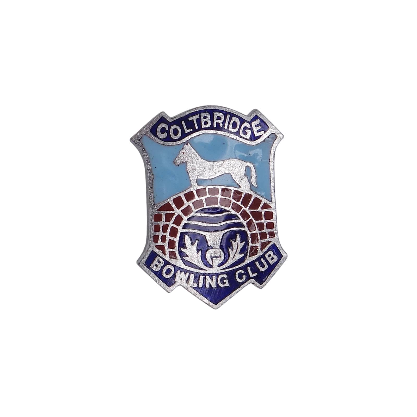 COLTBRIDGE BOWLING CLUB ピンバッジ バッチ 英国 ローンボウルズクラブ