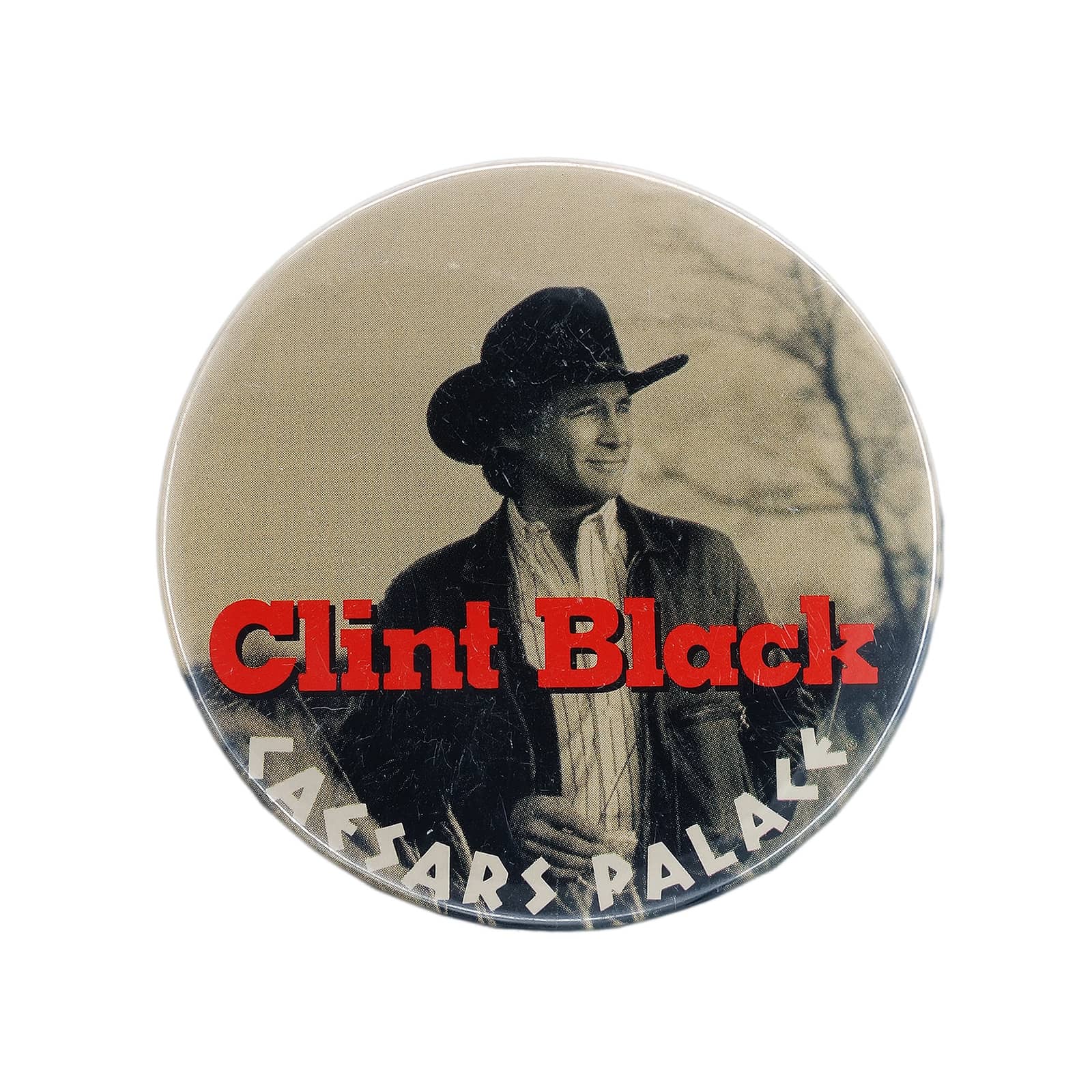 Clint Black クリント・ブラック 缶バッジ カントリー歌手 CAESARS PALACE