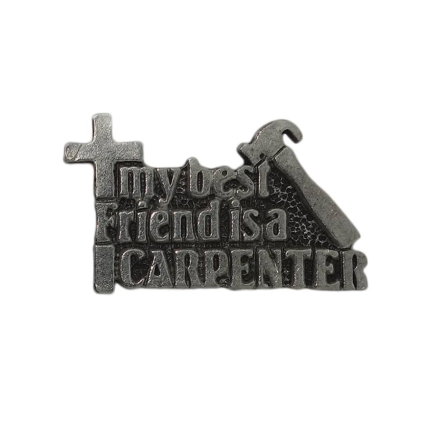 My Best Friend is a Carpenter ピンズ 留め具付き 十字