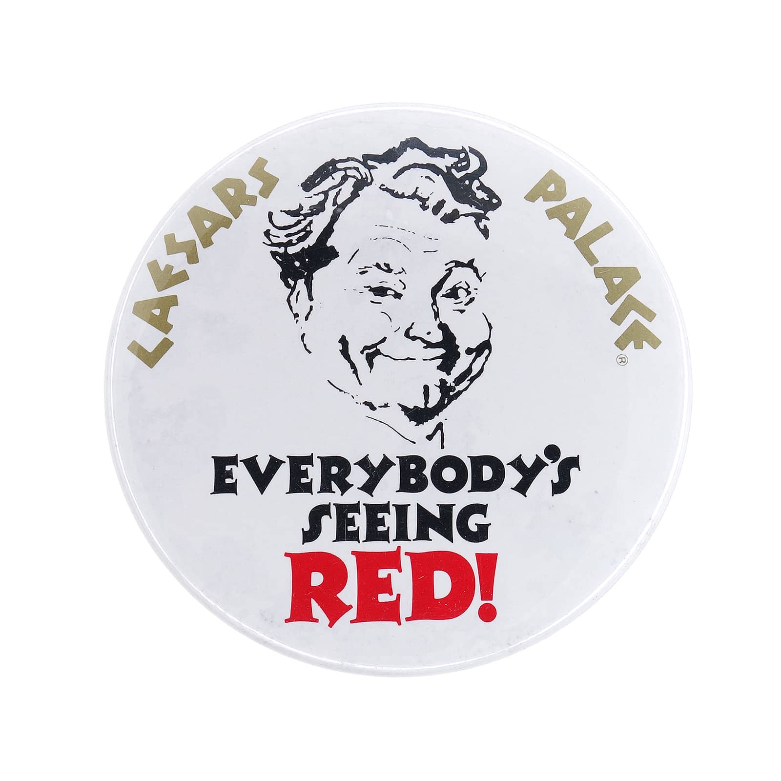 Red Skelton レッド・スケルトン 缶バッジ 俳優 CAESARS PALACE