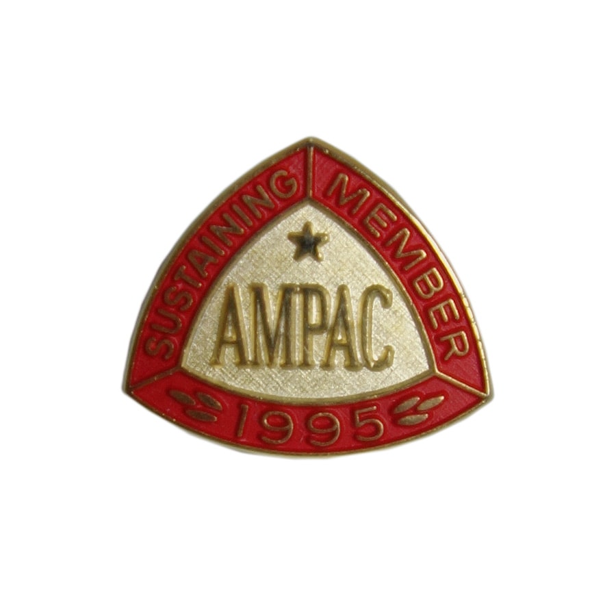 ピンズ アメリカ医師会政治活動委員会 AMPAC メンバー 留め具付き