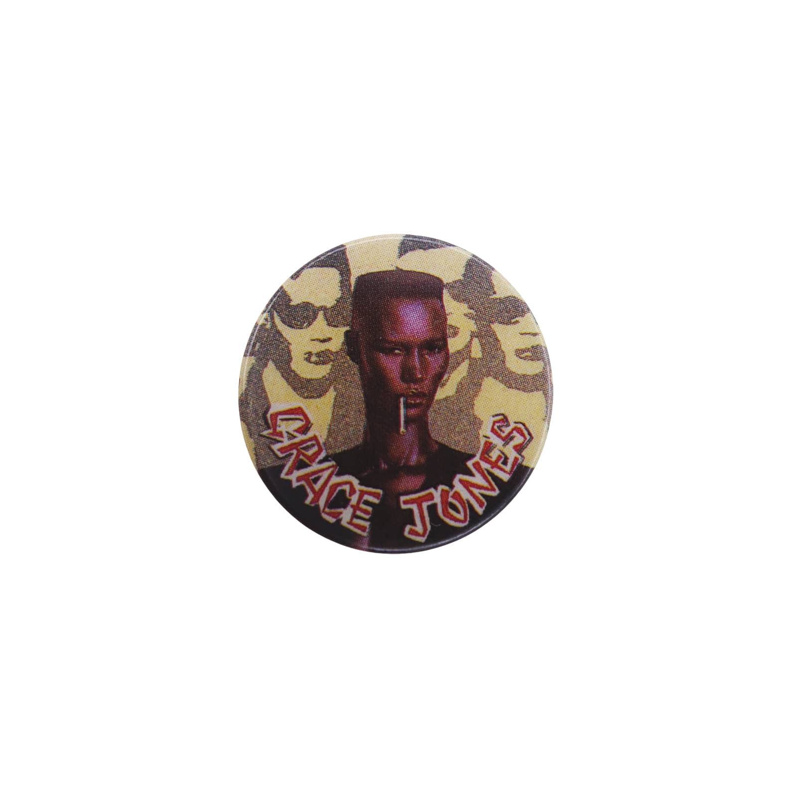 GRACE JONES グレイス・ジョーンズ 缶バッジ バッチ 歌手 モデル