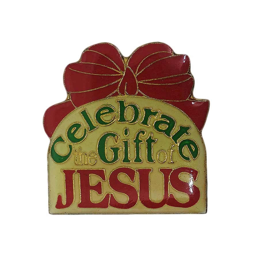 Celebrate the Gift of JESUS ピンズ 留め具付き