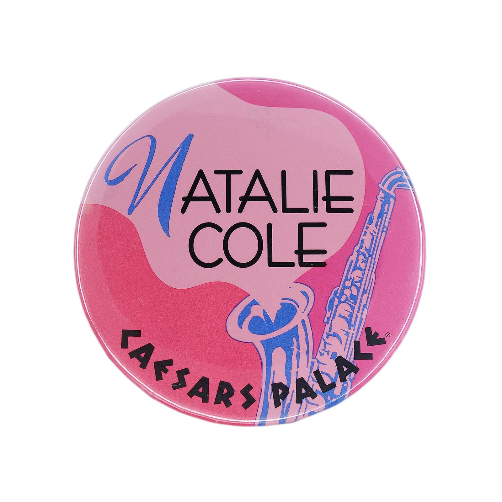 NATALIE COLE ナタリー・コール 缶バッジ CAESARS PALACE