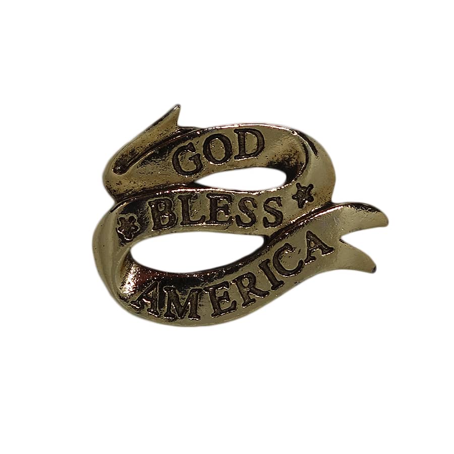 GOD BLESS AMERICA ピンズ CAMCO 留め具付き
