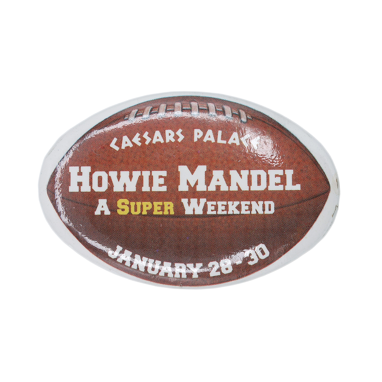 Howie Mandel ホーウィー・マンデル 缶バッジ コメディアン CAESARS PALACE