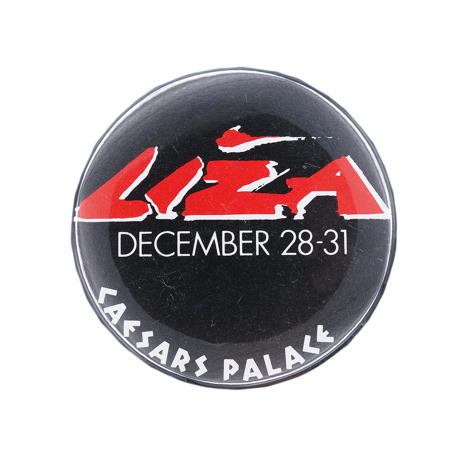 LIZA ライザ・ミネリ 缶バッジ 女優 歌手 CAESARS PALACE
