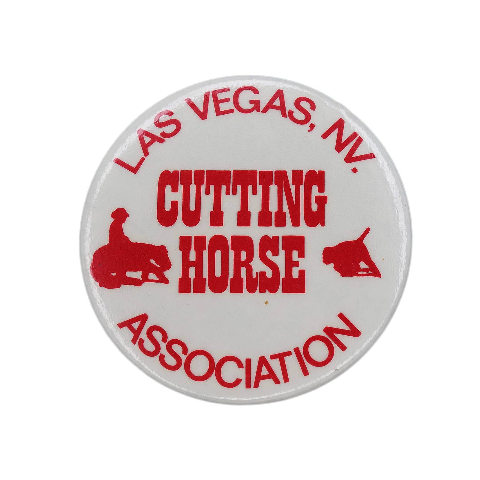 CUTTING HORSE ASSOCIATION 缶バッジ