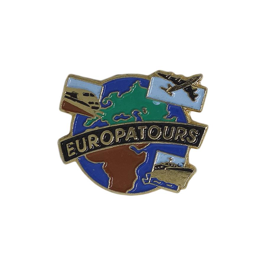 EUROPA TOURS ピンズ 旅行 留め具付き