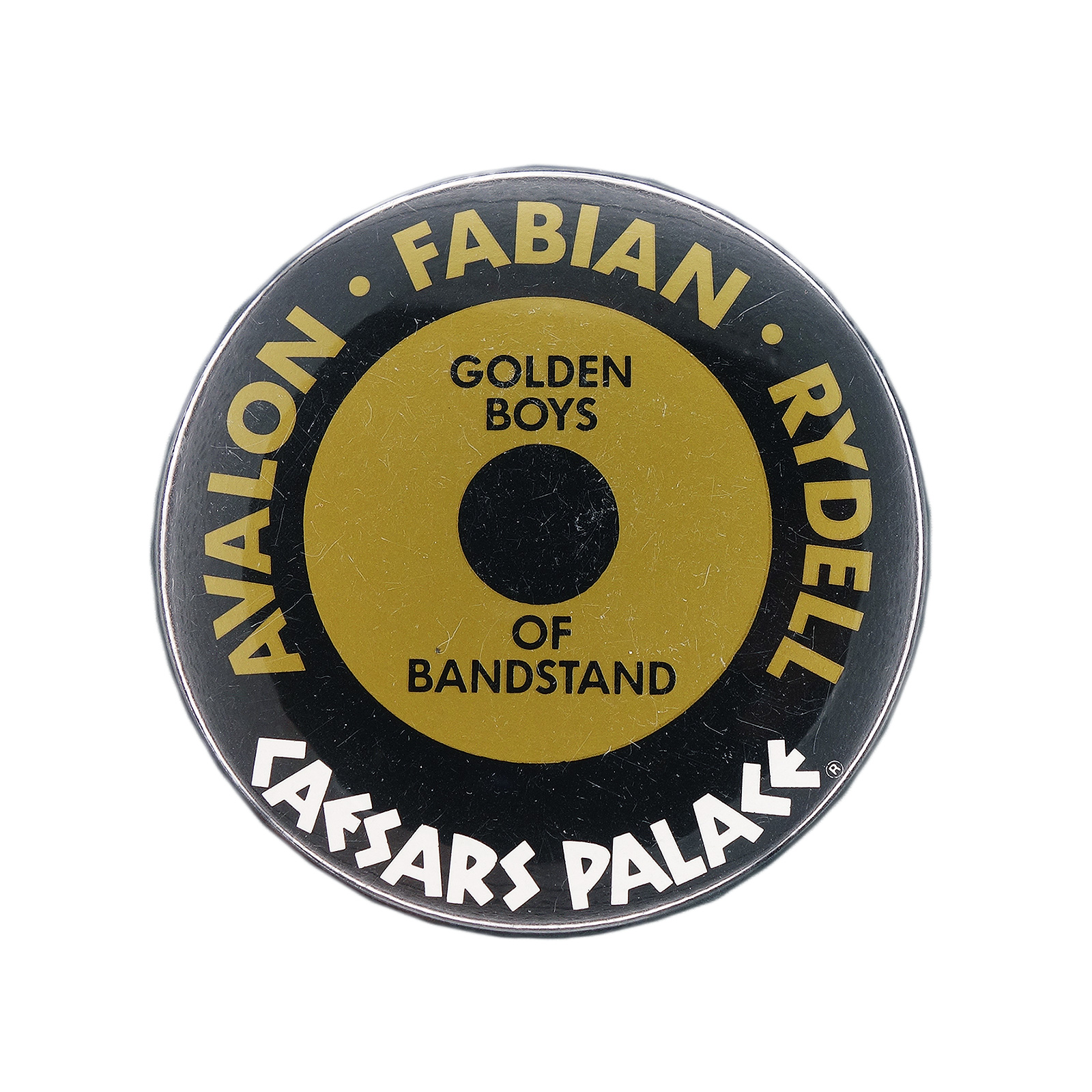GOLDEN BOYS OF BANDSTAND 缶バッジ CAESARS PALACE
