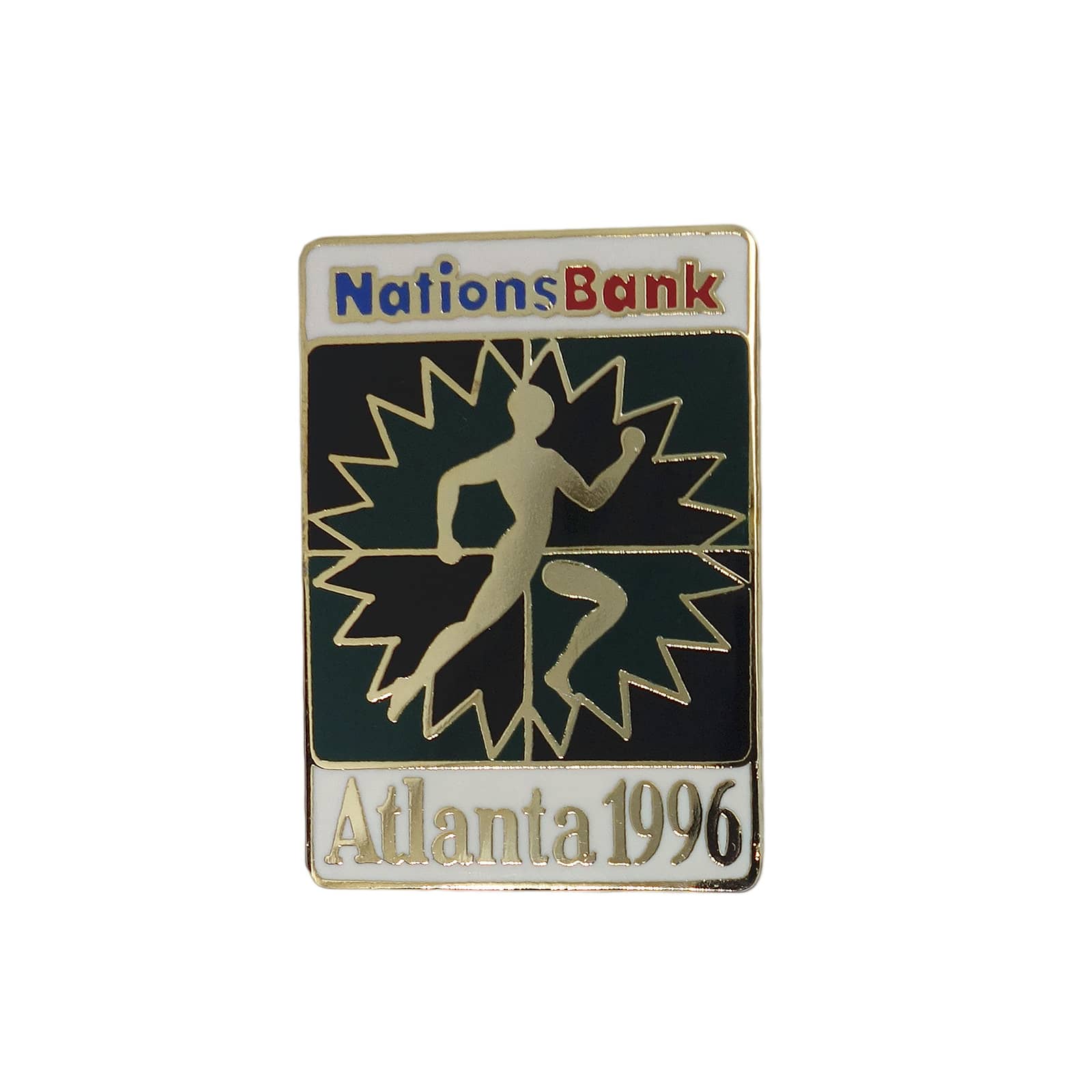 1996年 アトランタオリンピック ピンズ 五輪 Nations Bank 留め具付き