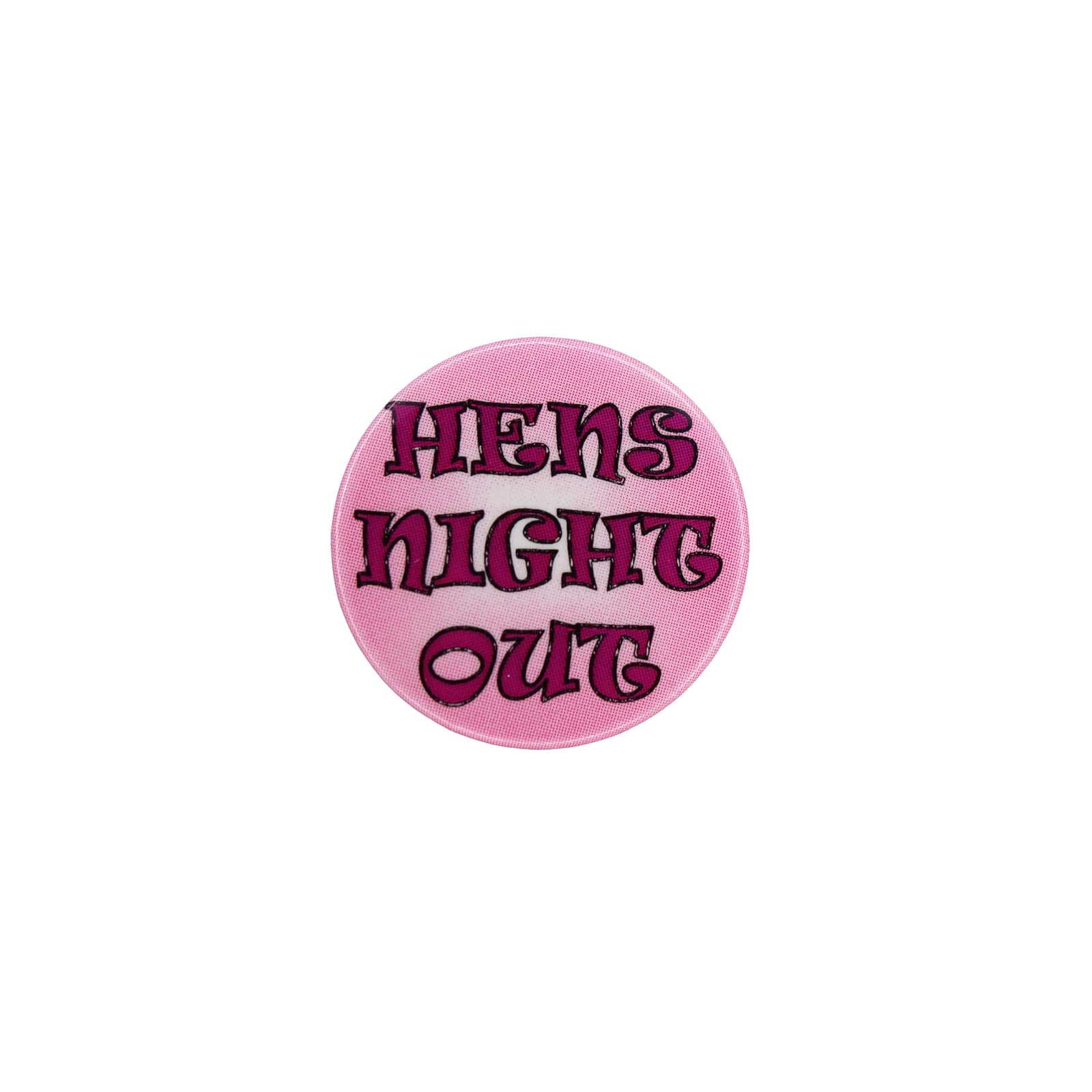 HENS NIGHT OUT 缶バッジ 英語 文字