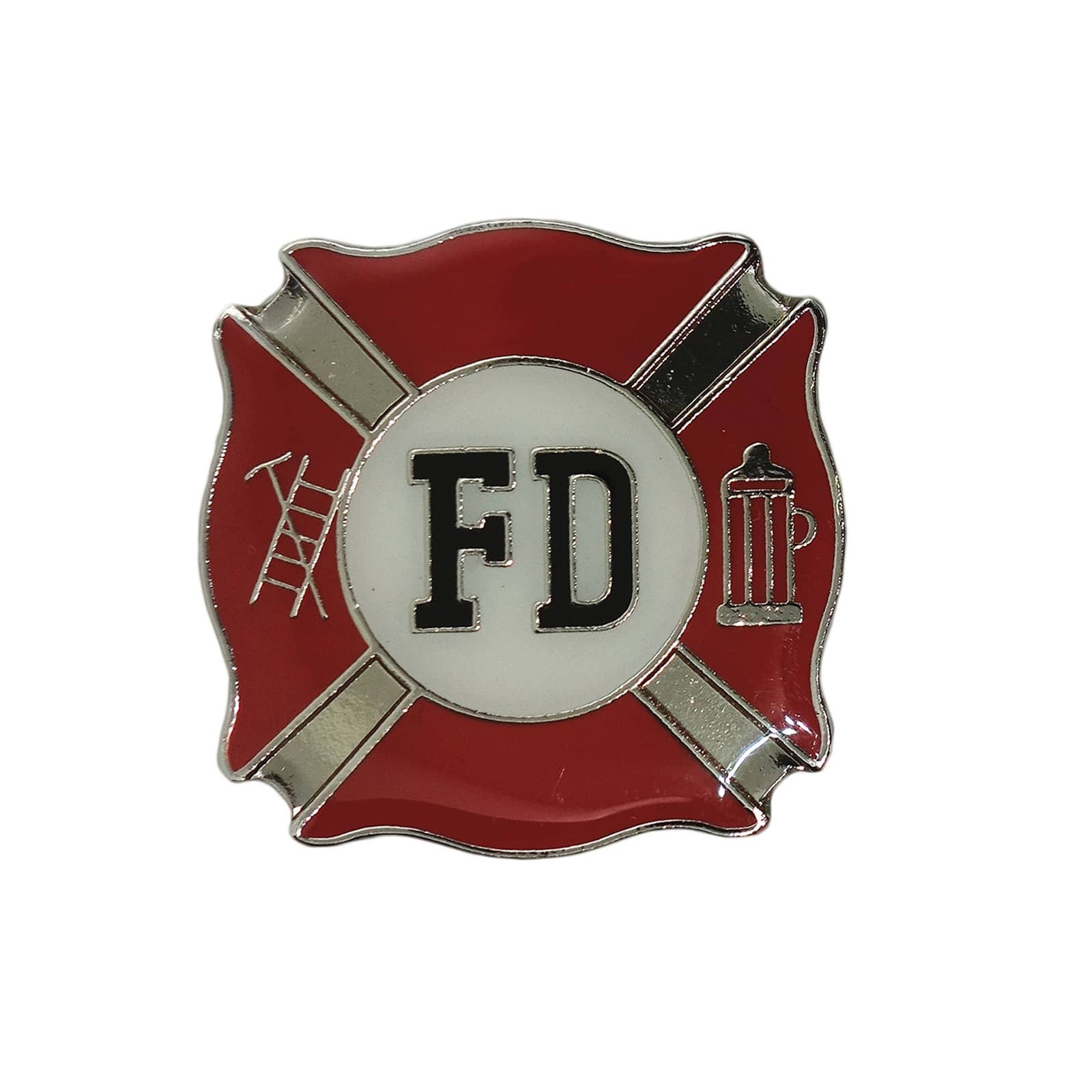 FD 消防署 ピンズ Fire Department 留め具付き