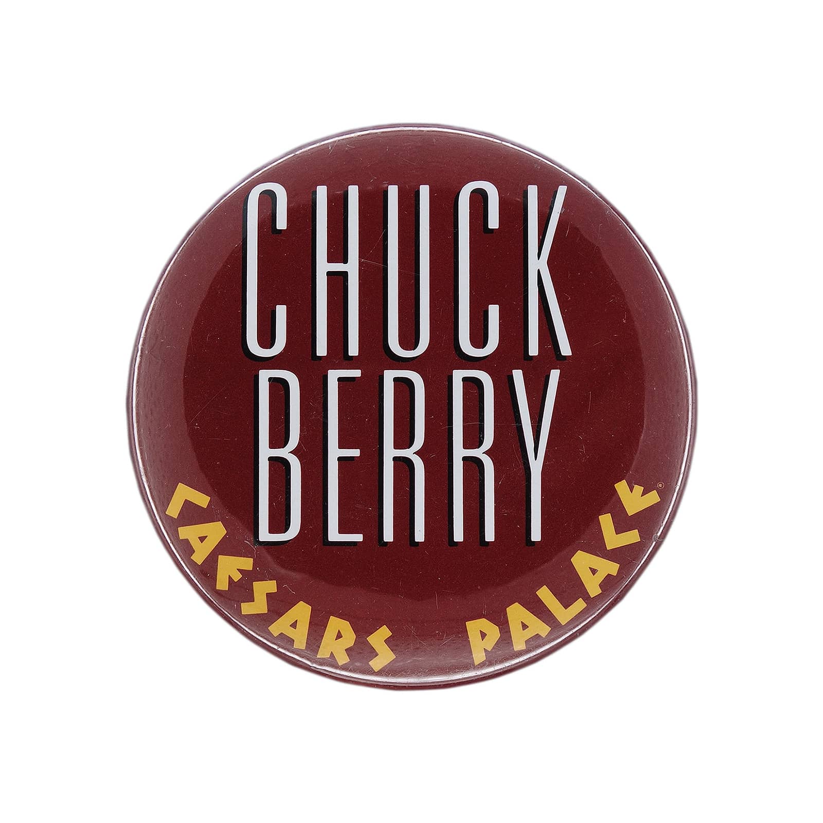 Chuck Berry チャック・ベリー 缶バッジ ロックンローラー CAESARS PALACE