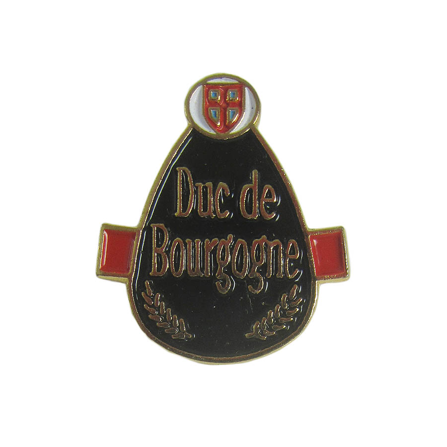 ピンズ Duc de Bourgogne 留め具付き ピンバッジ レトロ