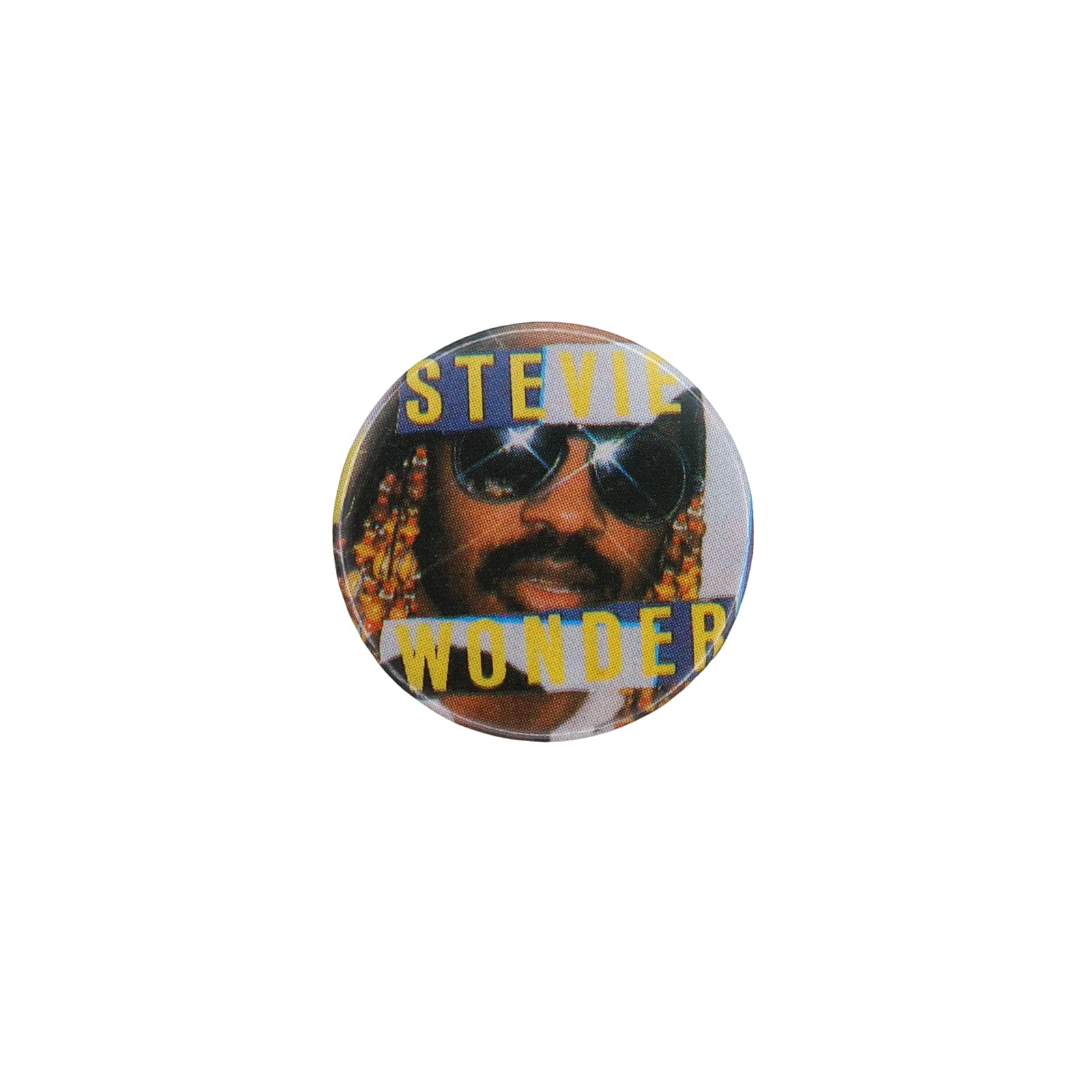 スティーヴィー・ワンダー 缶バッジ Stevie Wonder