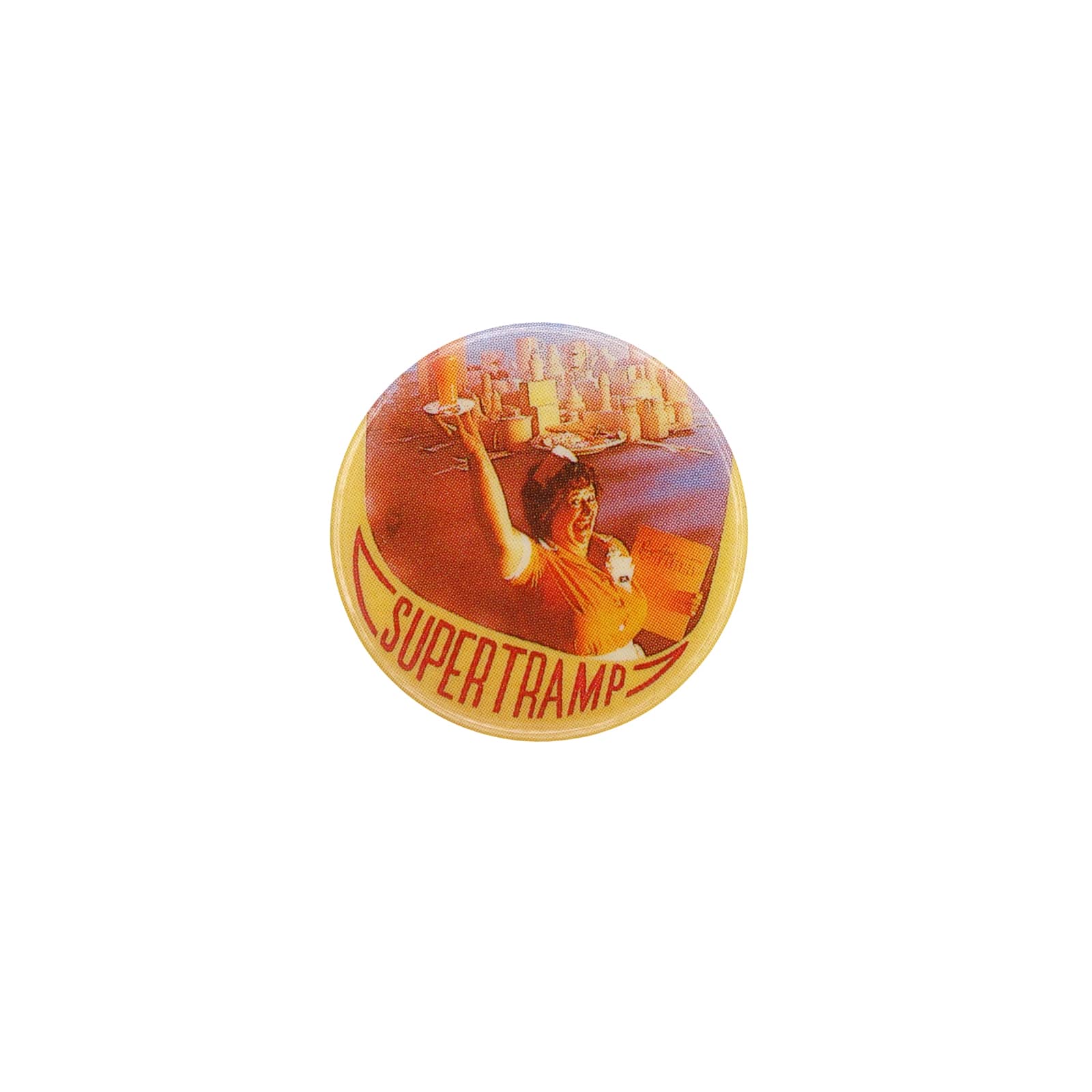 ロックバンド SUPERTRAMP スーパートランプ 缶バッジ バッチ