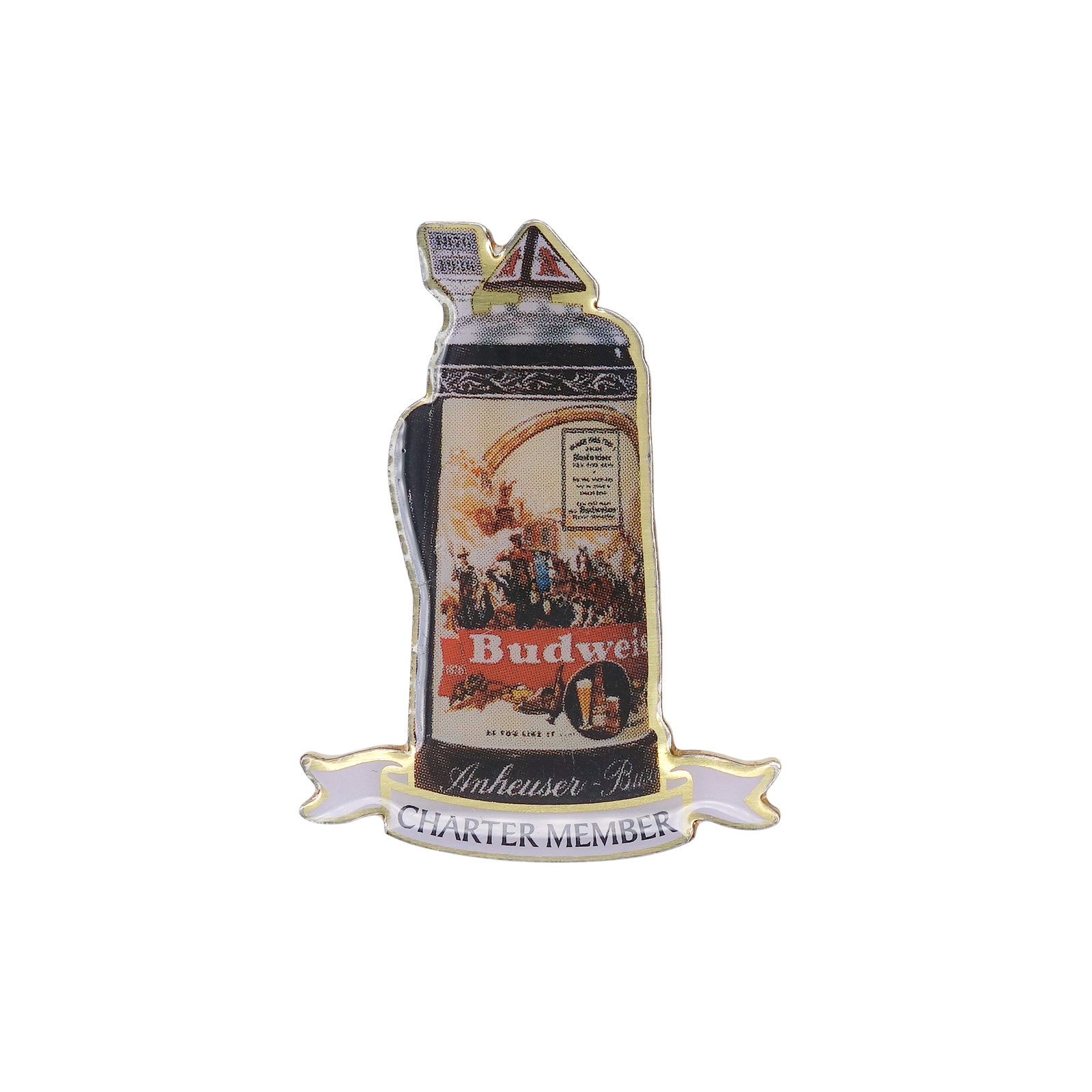 Anheuser-Busch Collectors Club ビアスタイン型 ピンズ