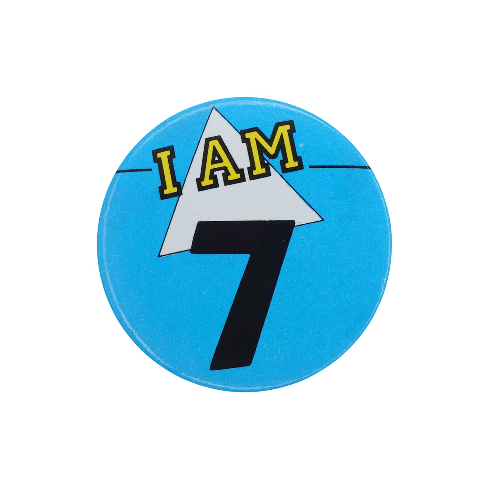 I AM 7 缶バッジ バッチ 7歳