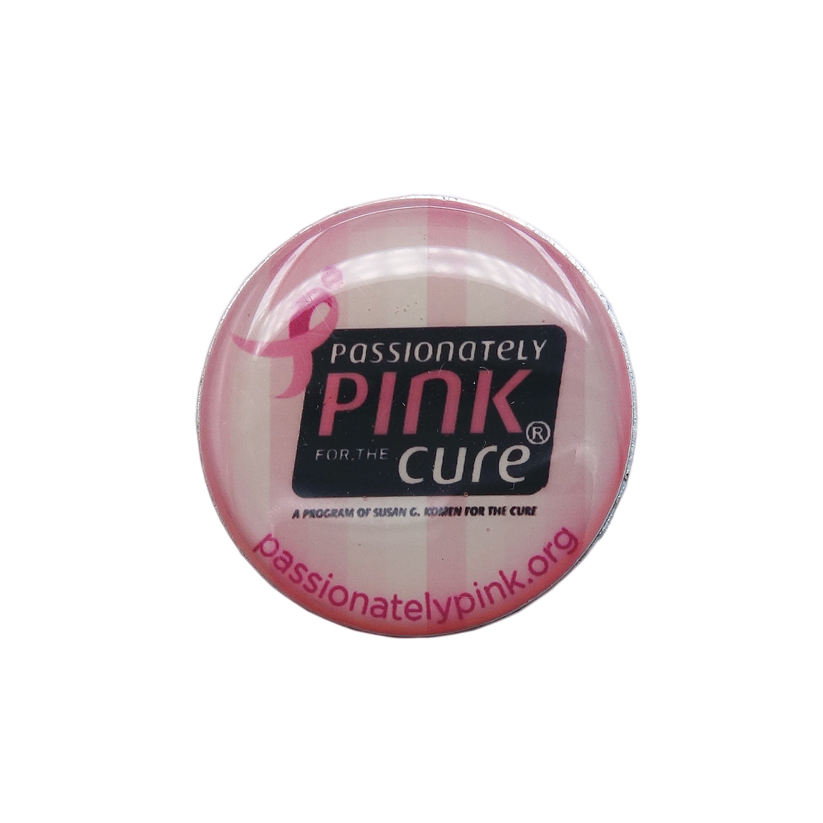 ピンクリボン ピンズ Passionately Pink for the Cure 乳がん啓発活動