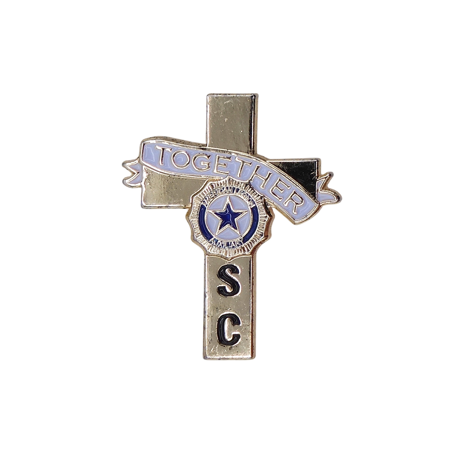 American Legion Auxiliary 十字架 ピンズ TOGETHER