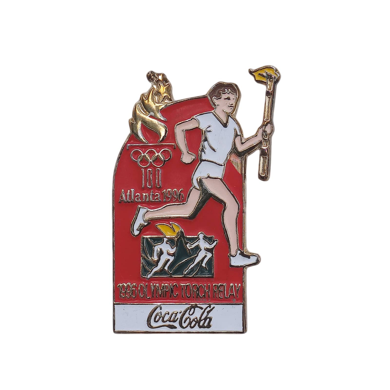 1996年 アトランタオリンピック 聖火リレー ピンズ 五輪 Coca-Cola