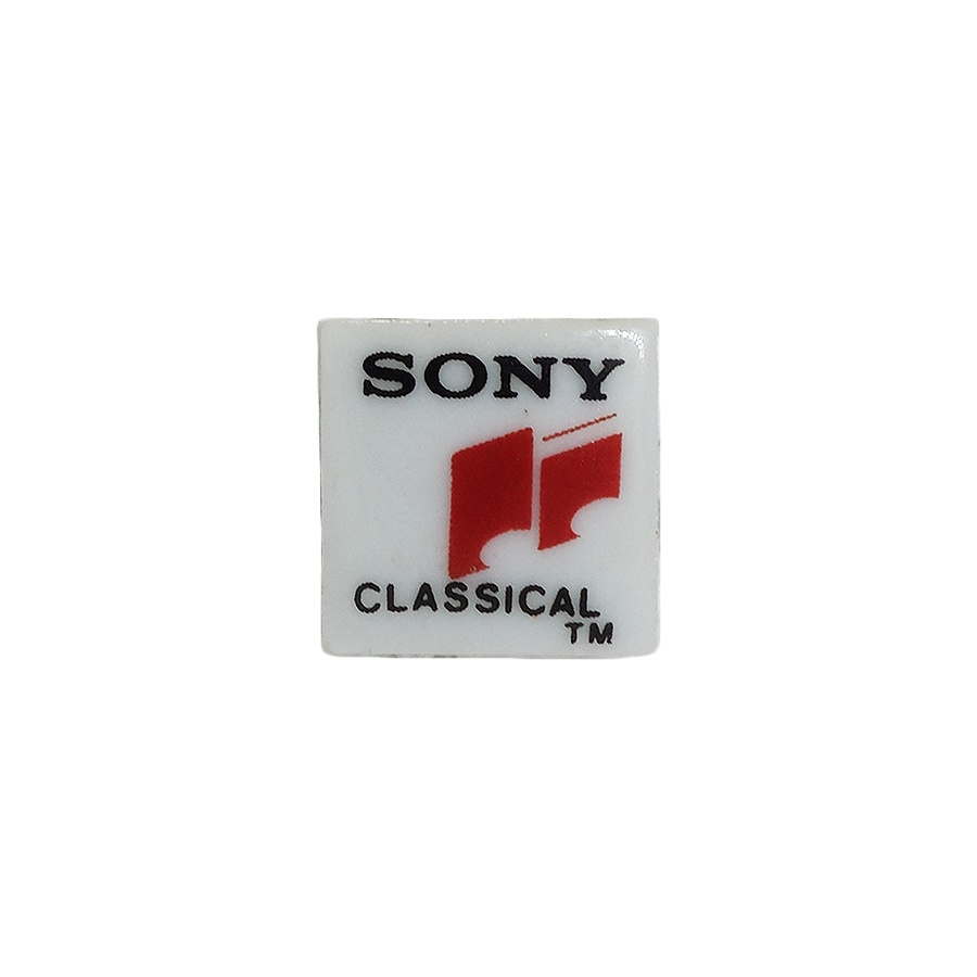 SONY CLASSICAL ピンズ ソニー 陶磁器 留め具付き