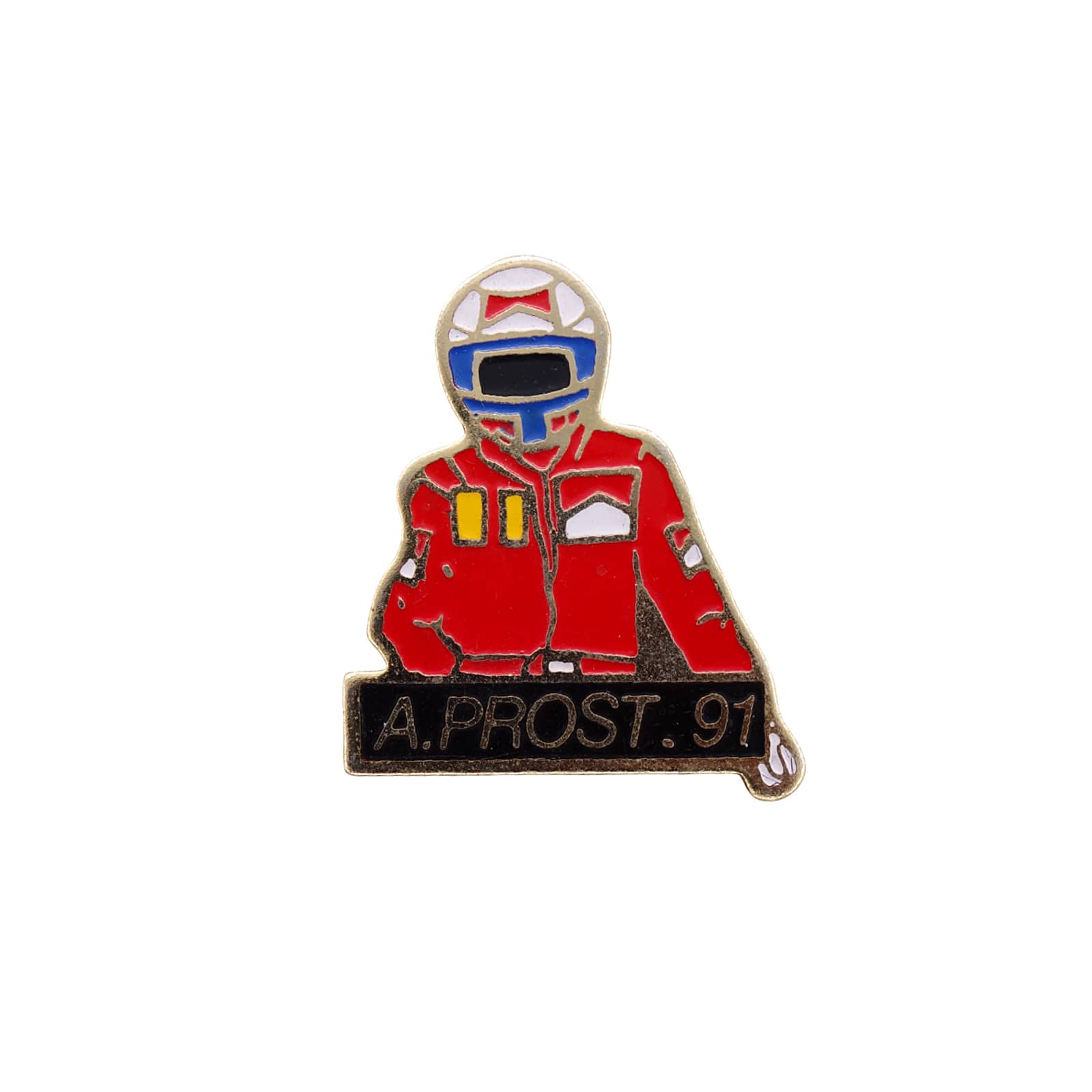 F1 レーシングドライバー アラン・プロスト ピンズ