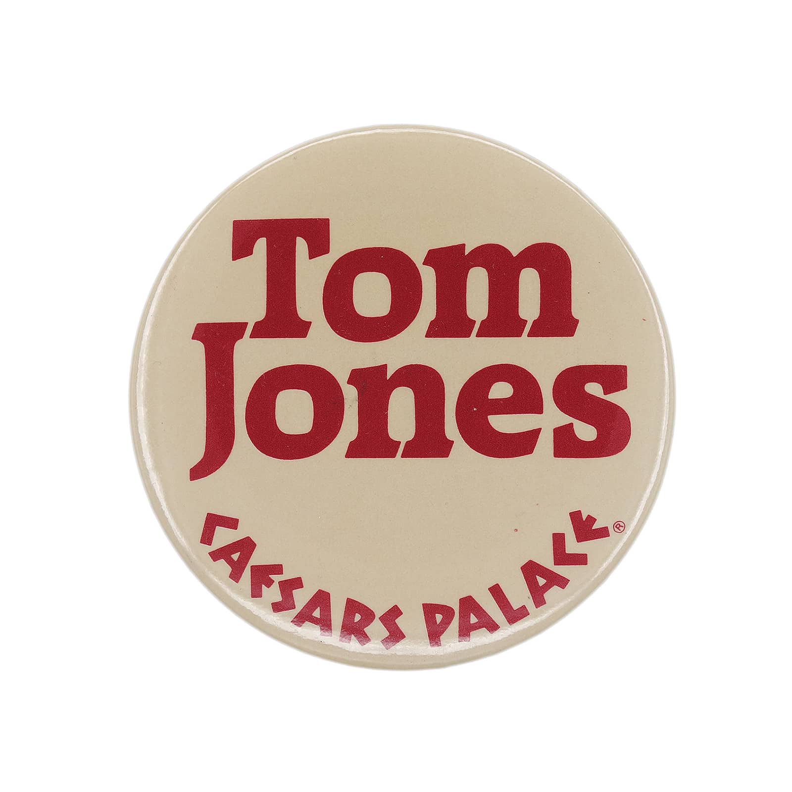 Tom Jones トム・ジョーンズ 缶バッジ 歌手 CAESARS PALACE