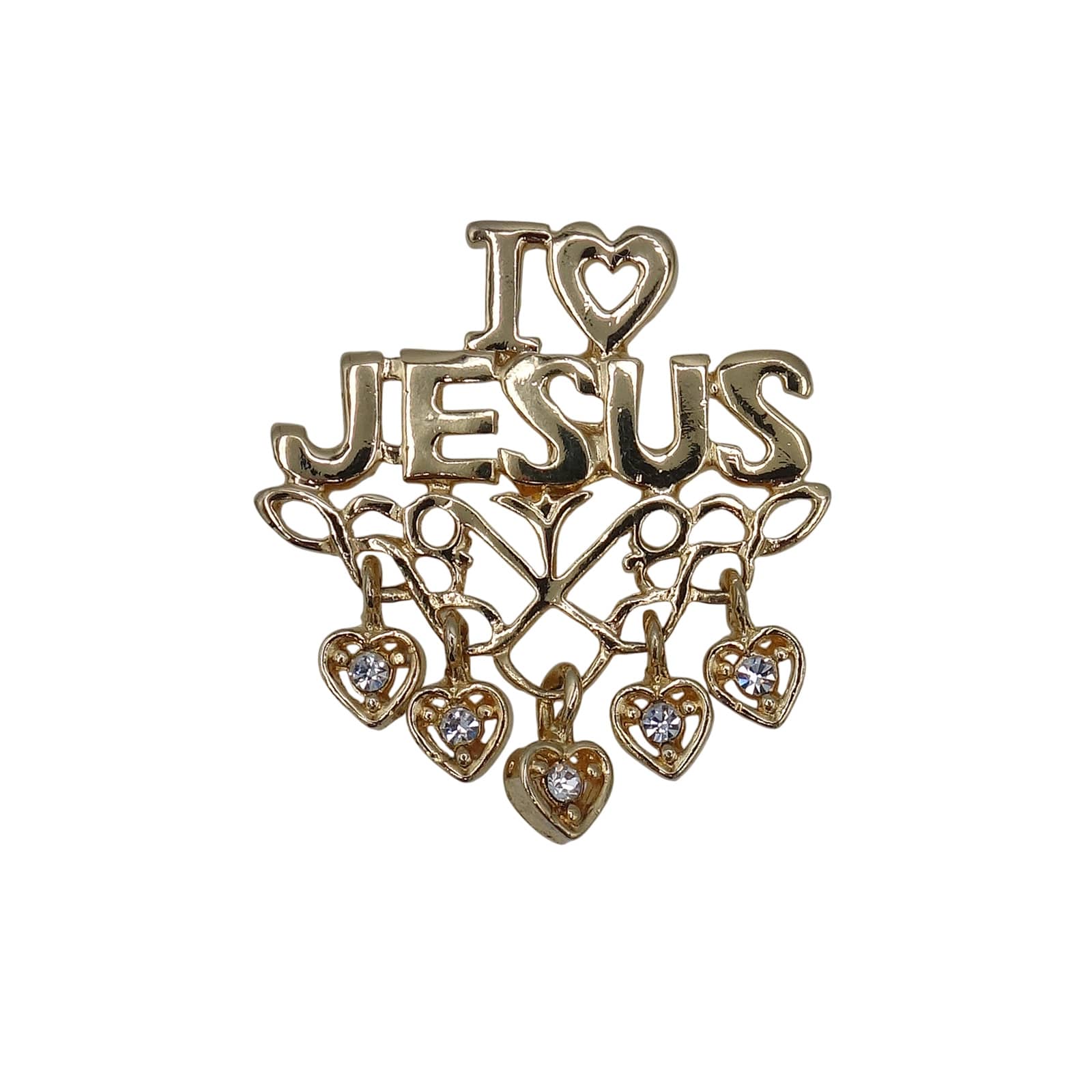 I LOVE JESUS ピンズ ハート キリスト ジーザス