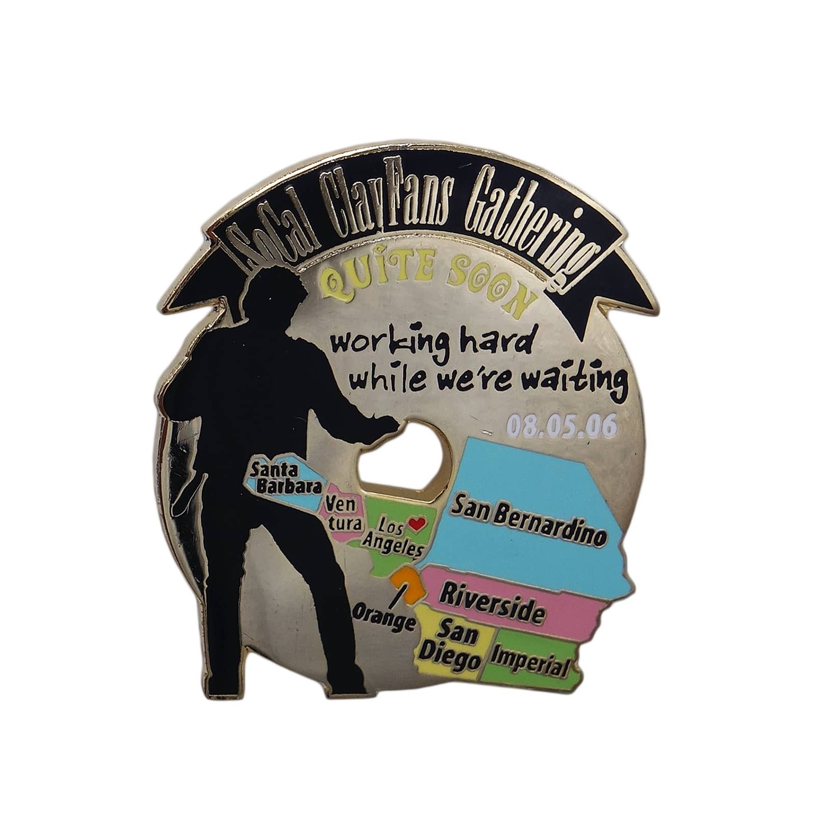 Clay Aiken クレイ・エイケン ピンズ ポップシンガー ファンミーティング