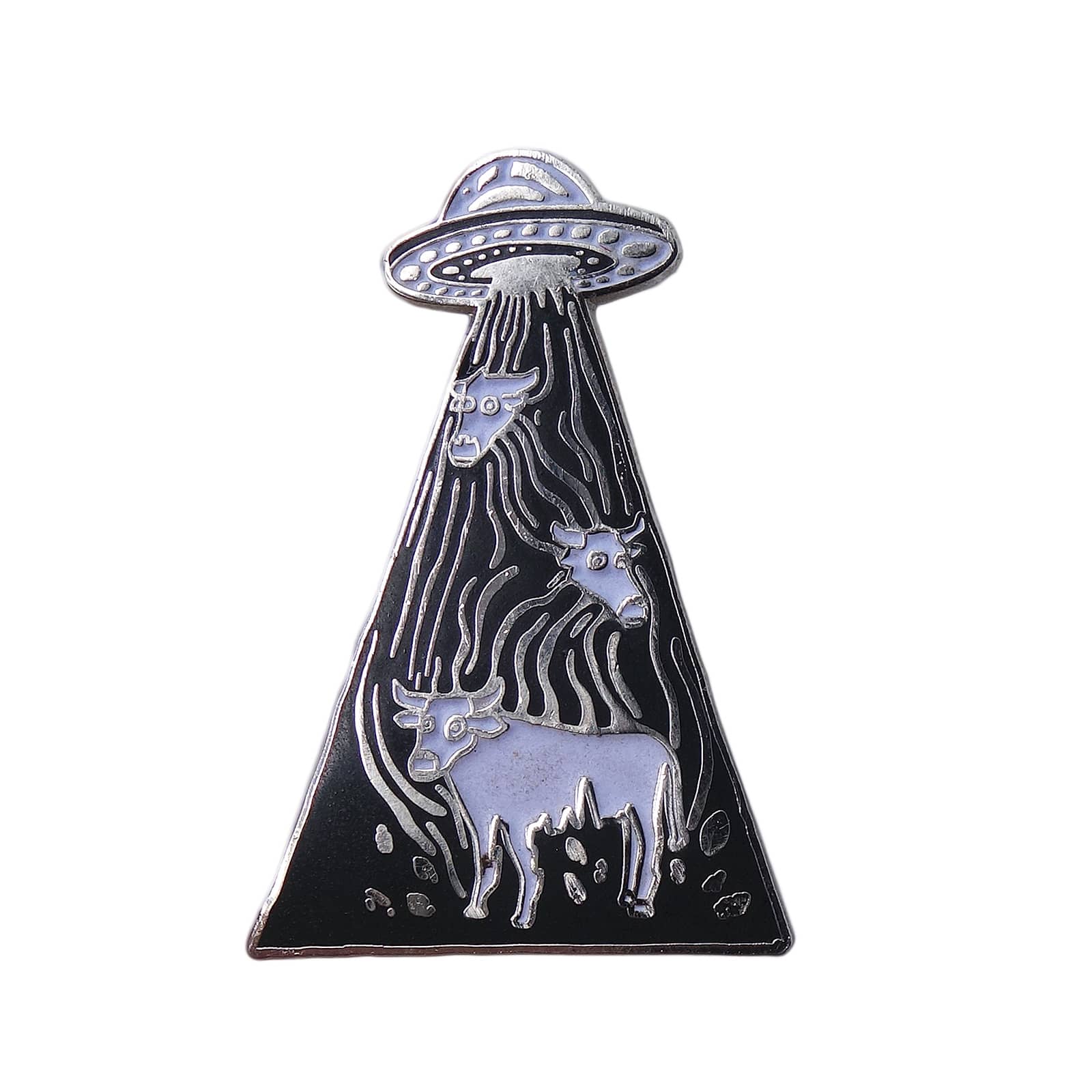 UFOにさらわれる牛 アブダクション ピンズ