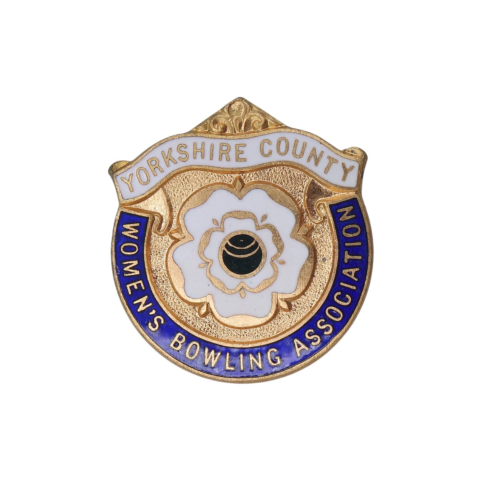 YORKSHIRE COUNTY W.B.ASSOCIATION ピンバッジ 英国 ローンボウルズ