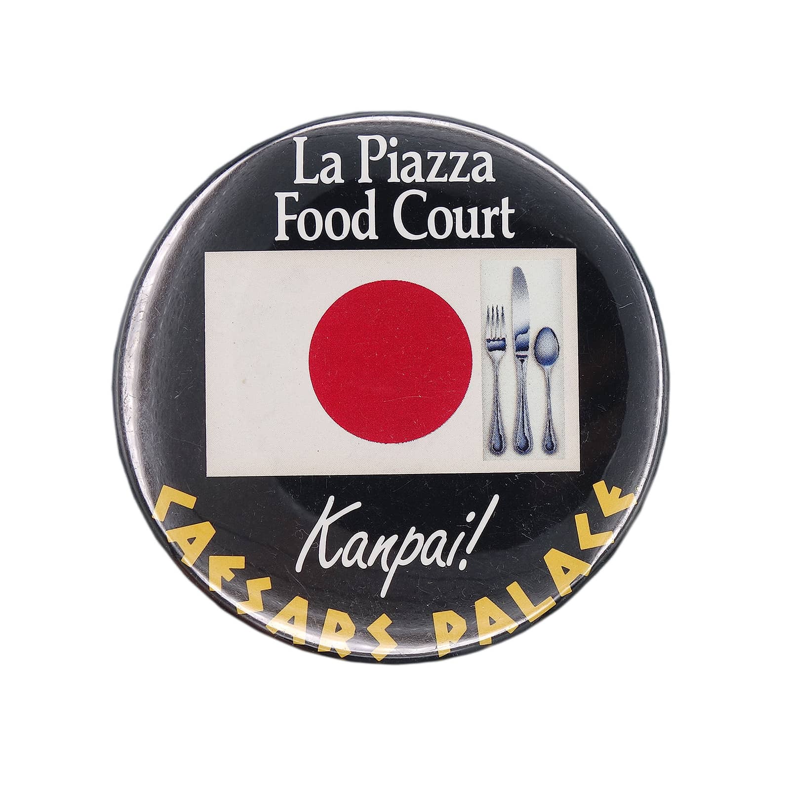 La Piazza Food Court 缶バッジ 乾杯! CAESARS PALACE