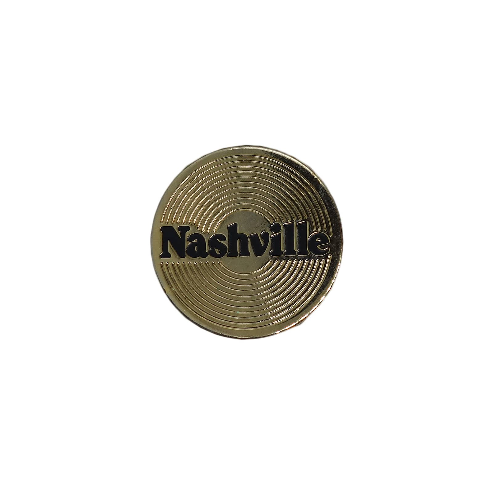 Nashville ゴールド レコード ピンズ 留め具付き