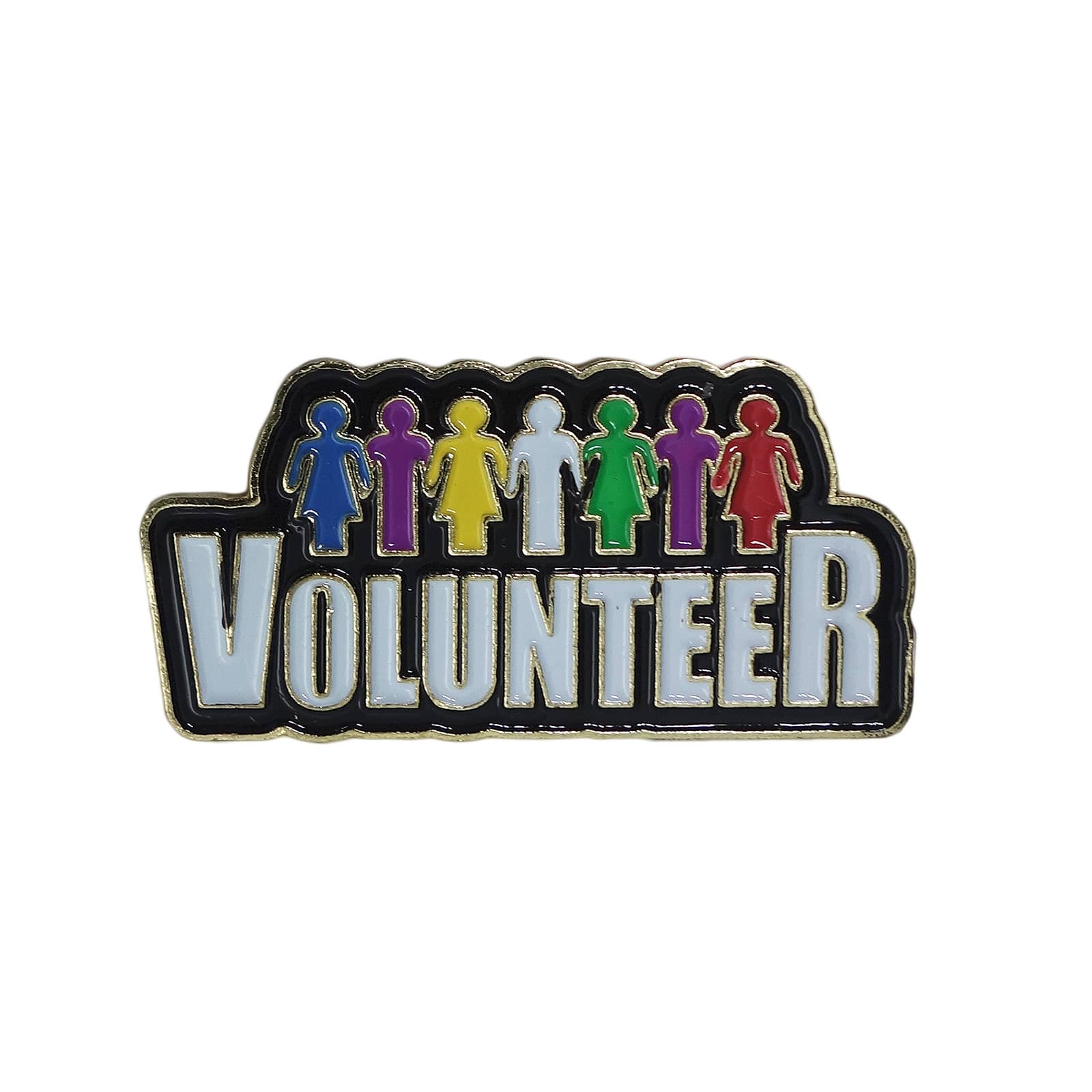 VOLUNTEER ボランティア ピンズ 留め具付き