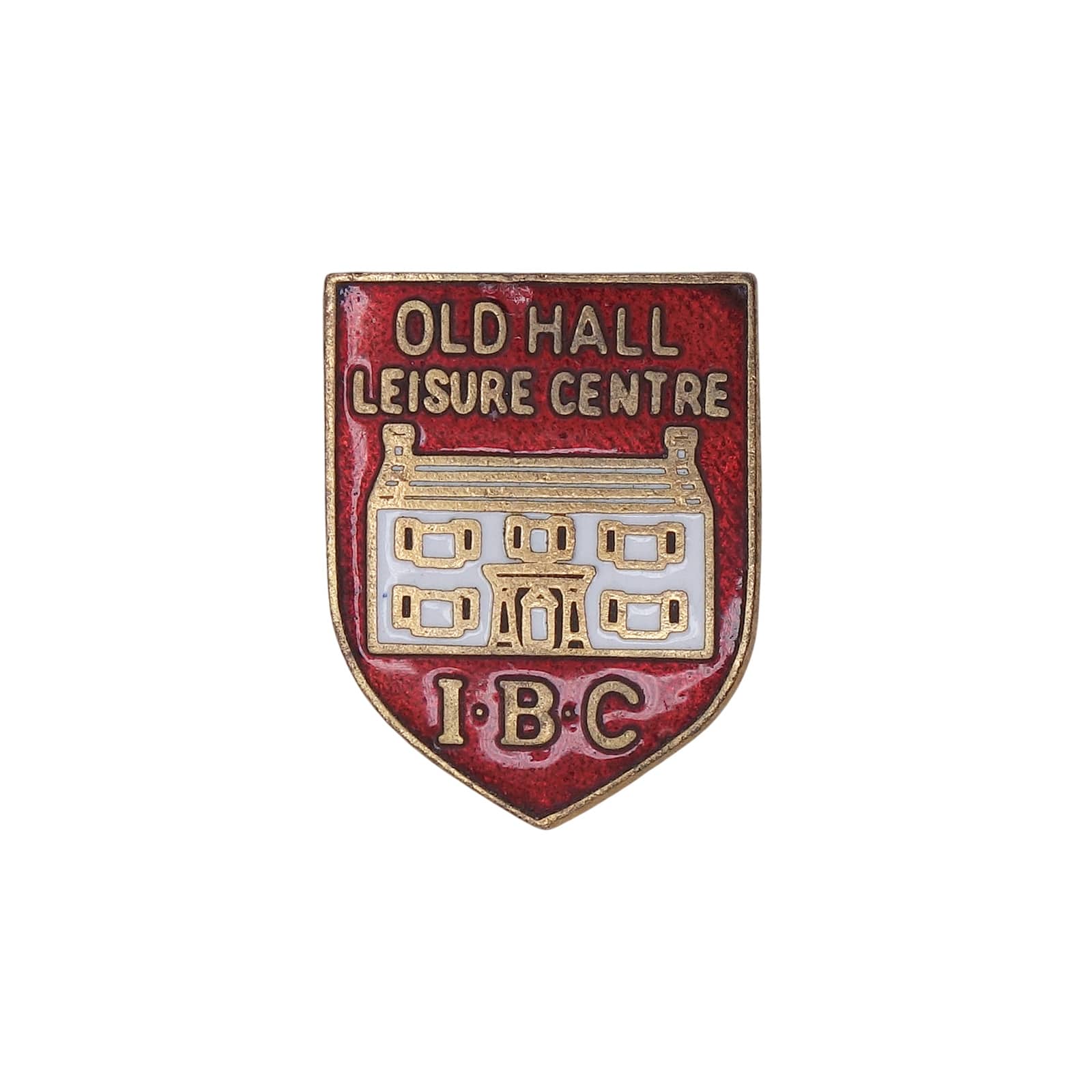 OLD HALL LEISURE CENTRE I·B·C ピンバッジ 英国 ローンボウルズクラブ