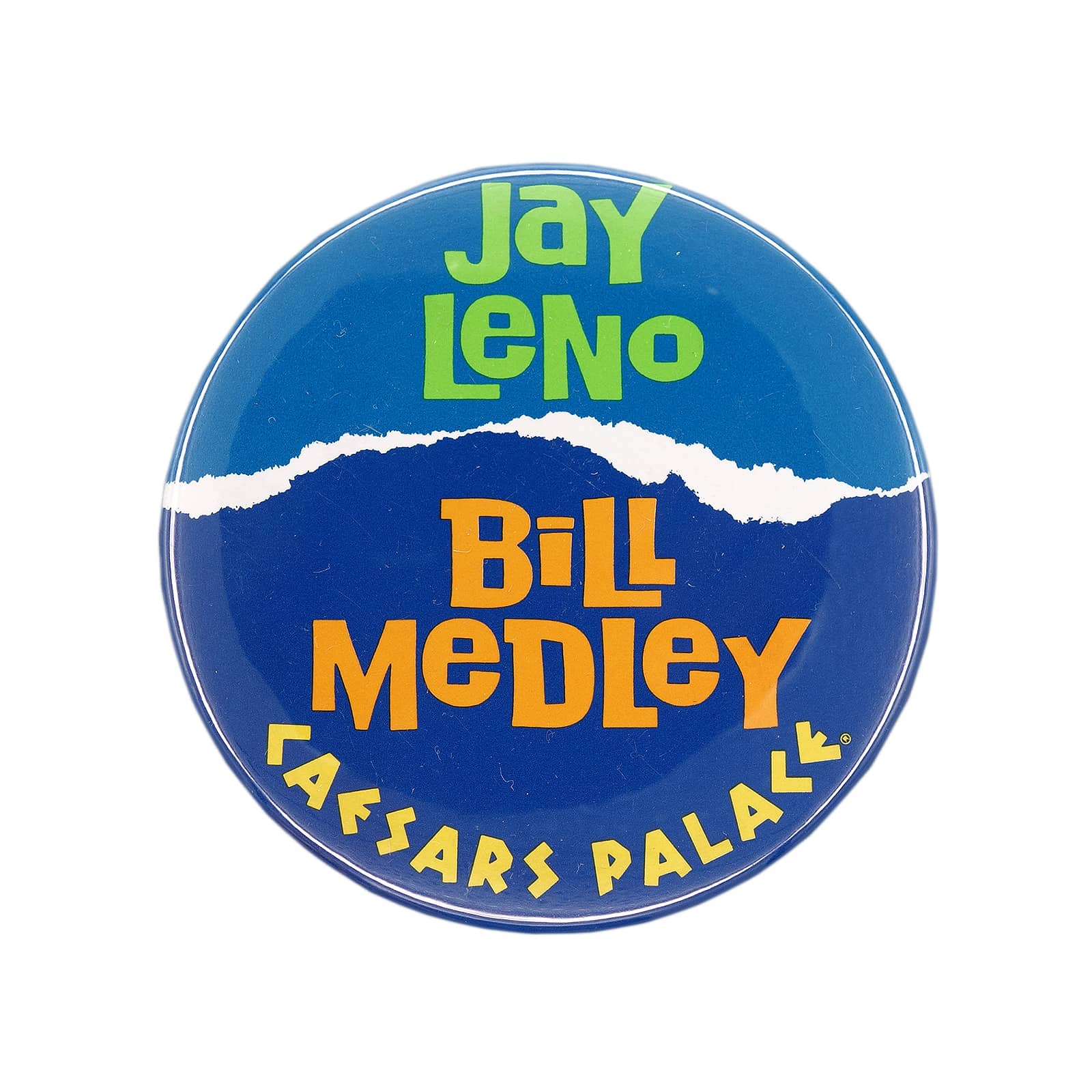 Jay Leno ジェイ・レノ Bill Medley ビル・メドレー 缶バッジ