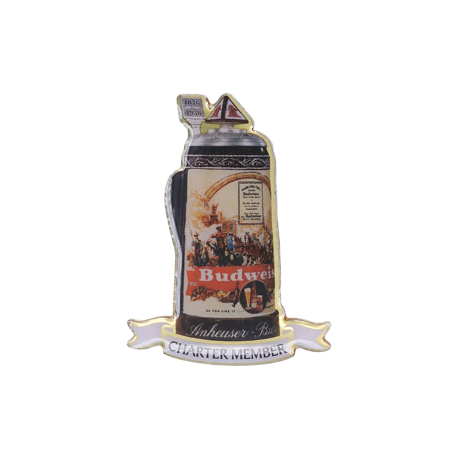 Anheuser-Busch Collectors Club ビアスタイン型 ピンズ