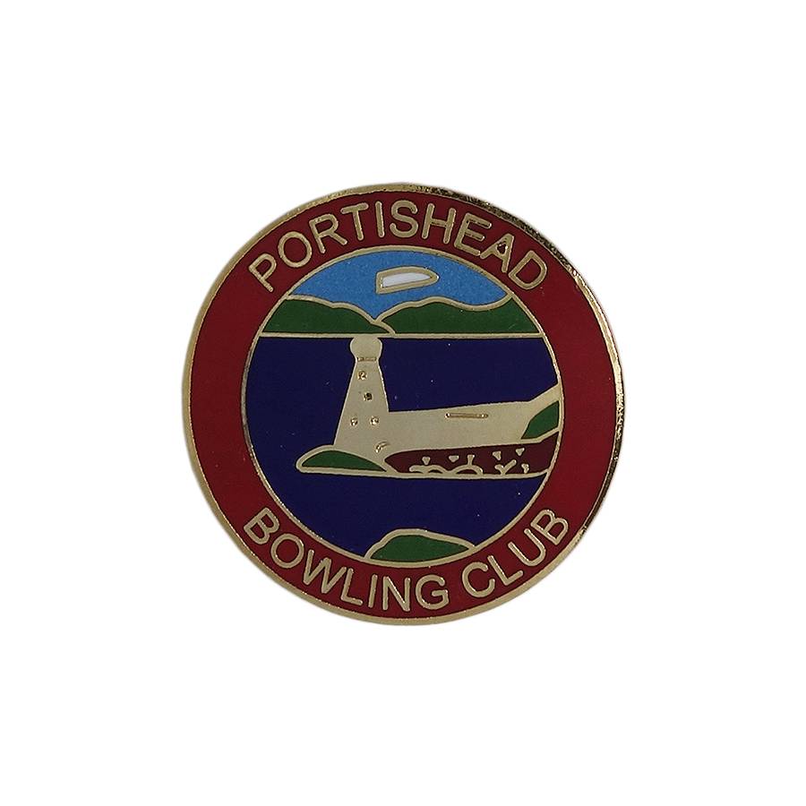 PORTISHEAD BOWLING CLUB ブローチ ローンボウルズ