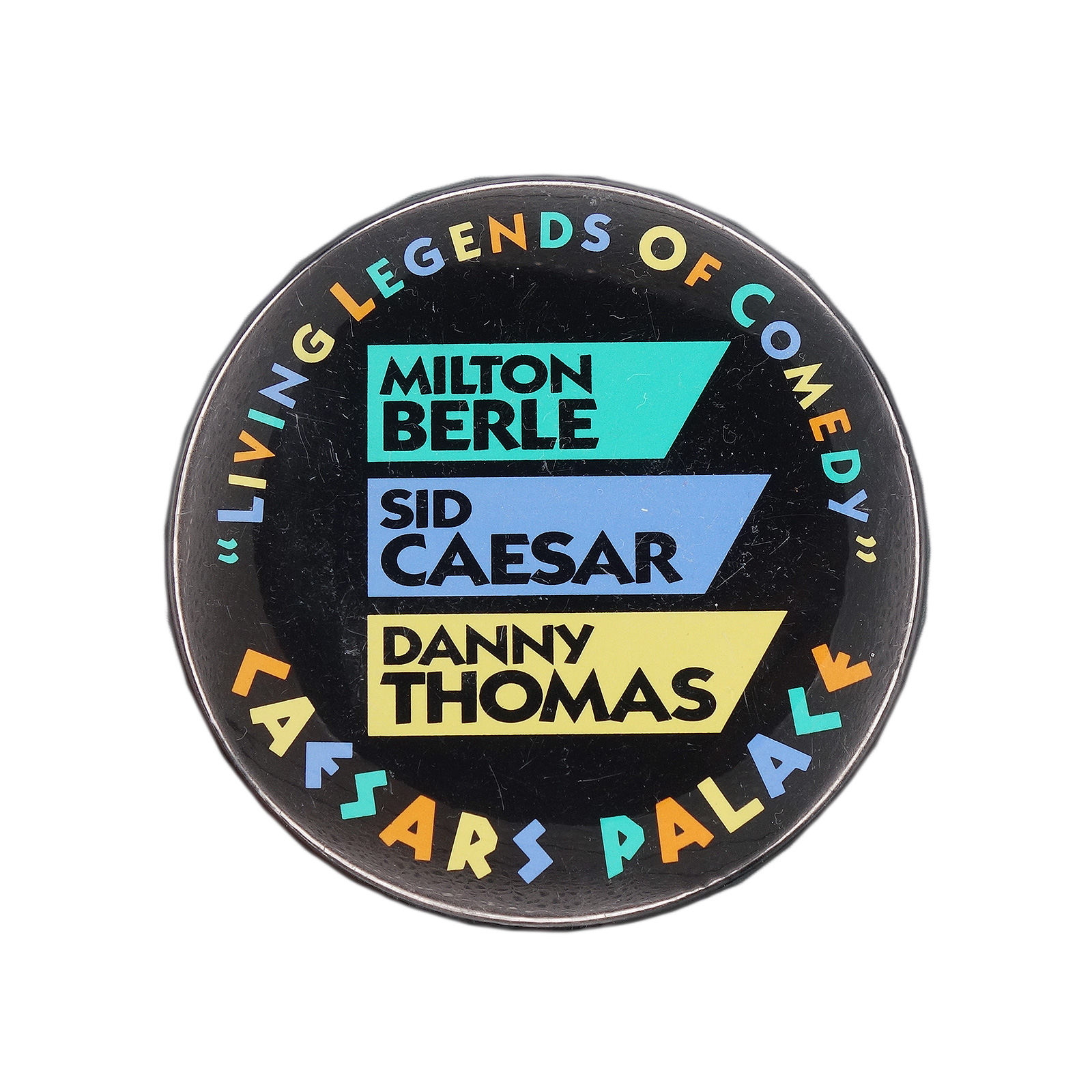 LIVING LEGENDS OF COMEDY 缶バッジ CAESARS PALACE