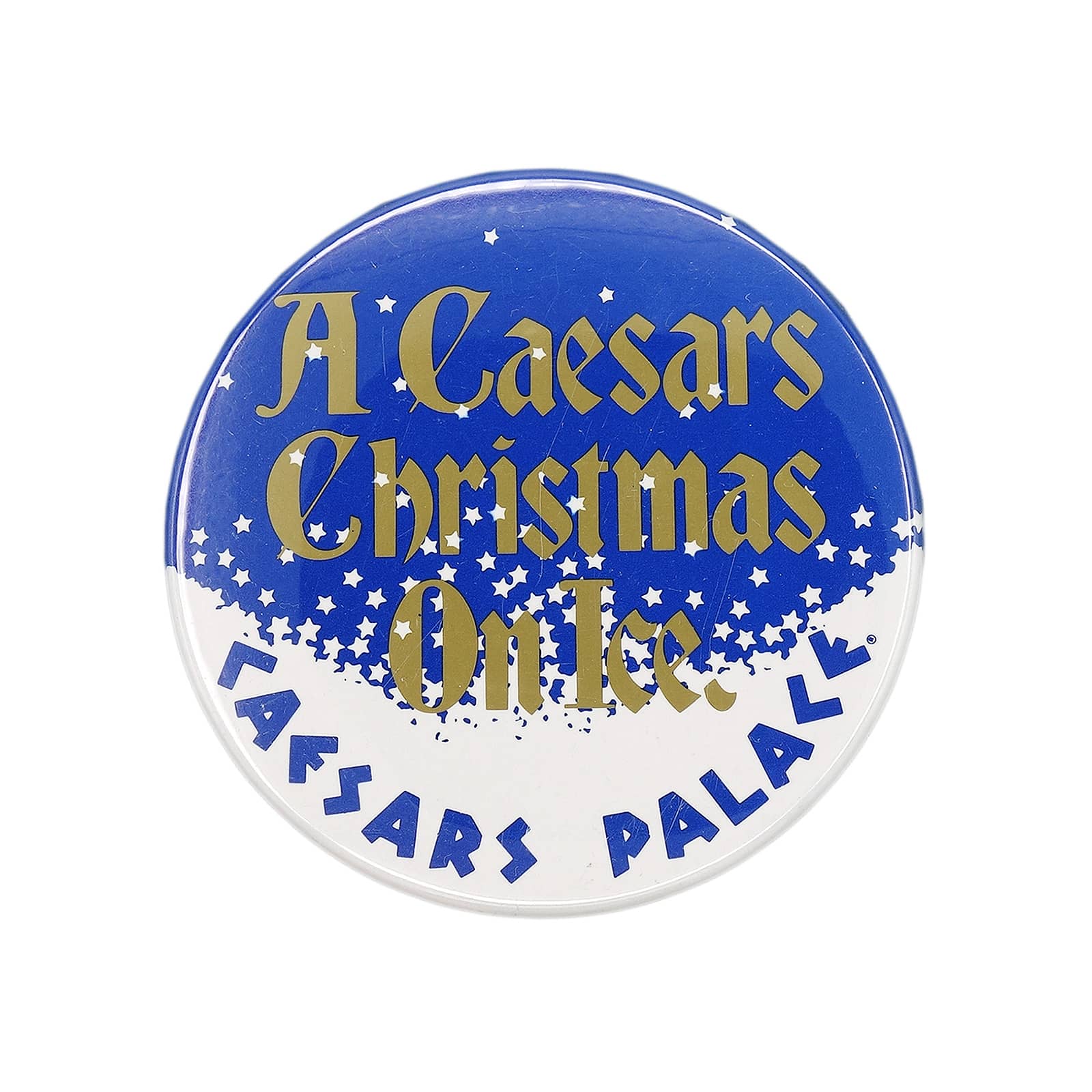 A Caesars Christmas On Ice 缶バッジ CAESARS PALACE