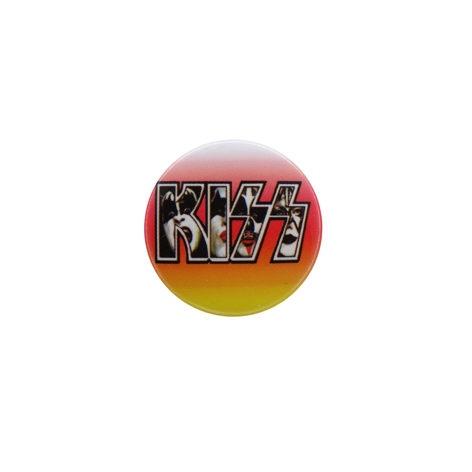 KISS ハードロックバンド 缶バッチ