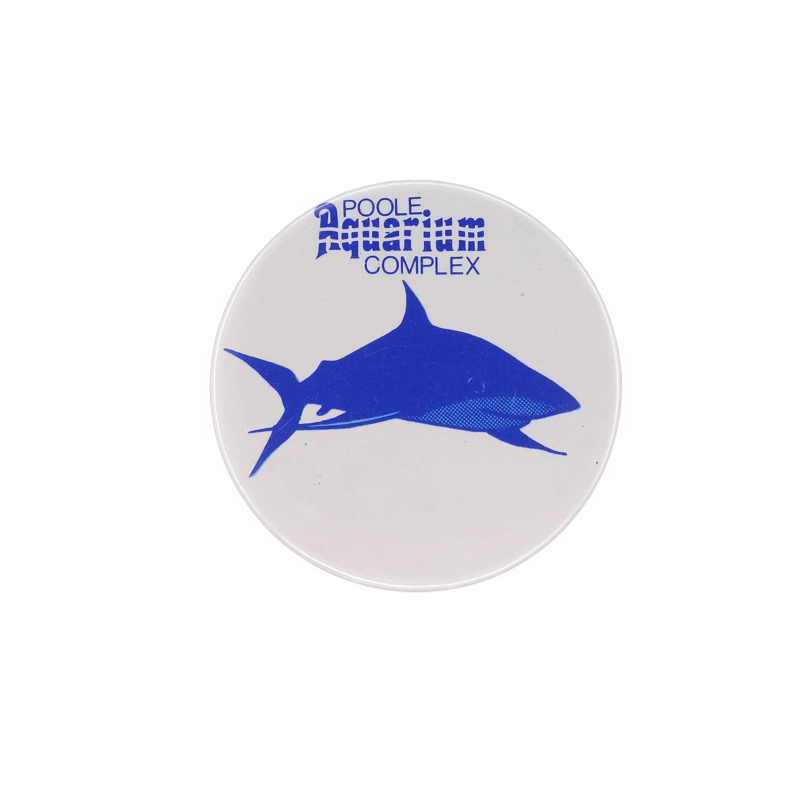 POOLE Aquarium COMPLEX 水族館 サメ 缶バッジ バッチ