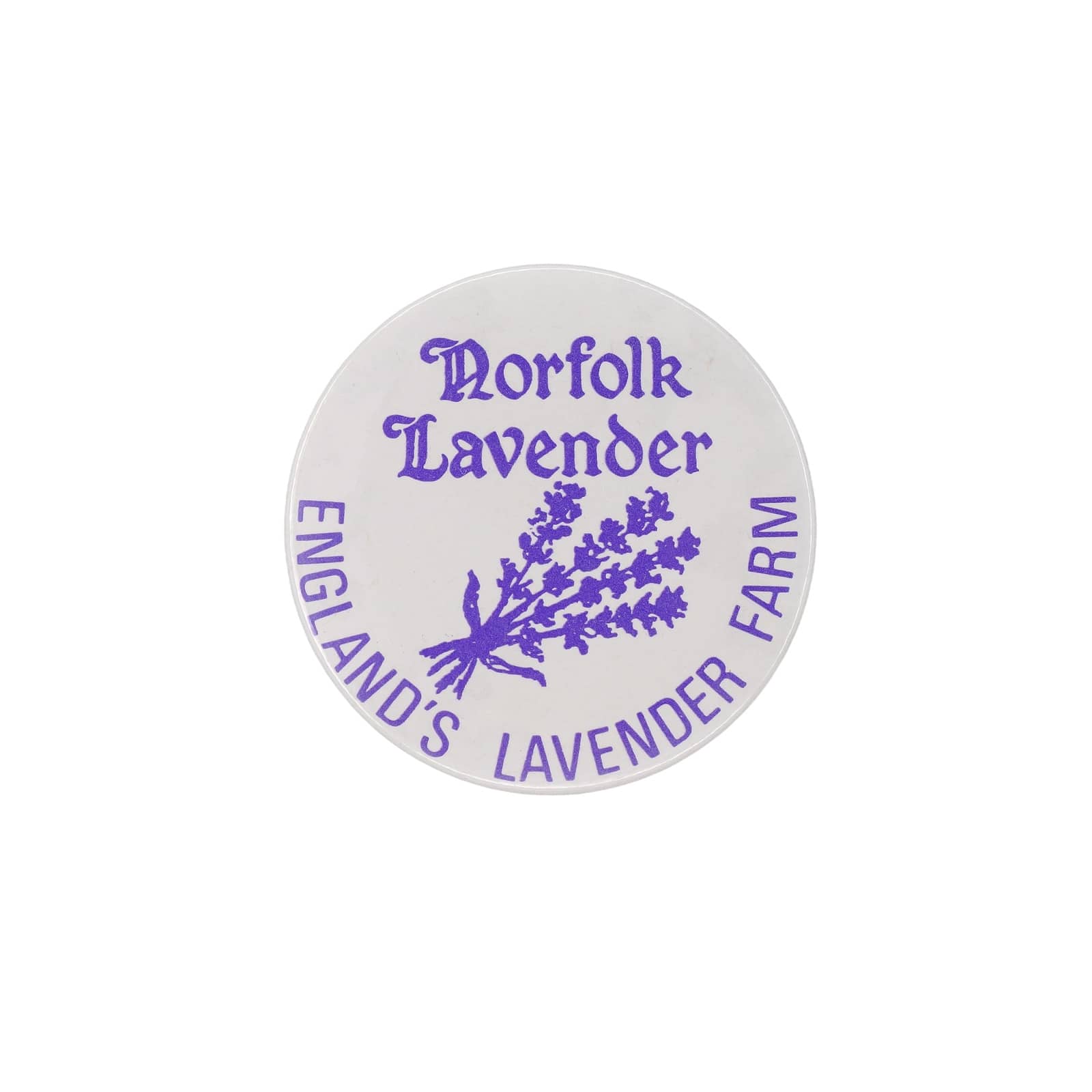 Norfolk Lavender ラベンダー農園 缶バッジ バッチ