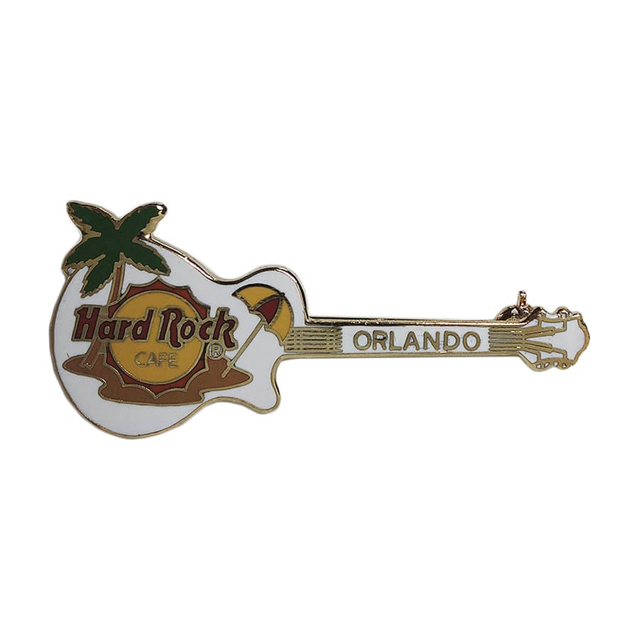 Hard Rock CAFE ギター ブローチ ハードロックカフェ ORLANDO ビーチ 90's